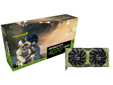 Manli GeForce RTX™ 4070 Ti Super(M2592+N693)